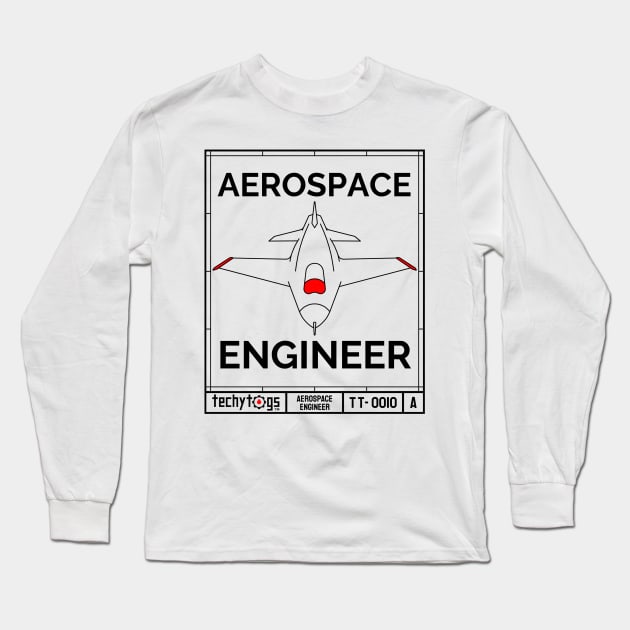 Aerospace Engineer Long Sleeve T-Shirt by techy-togs